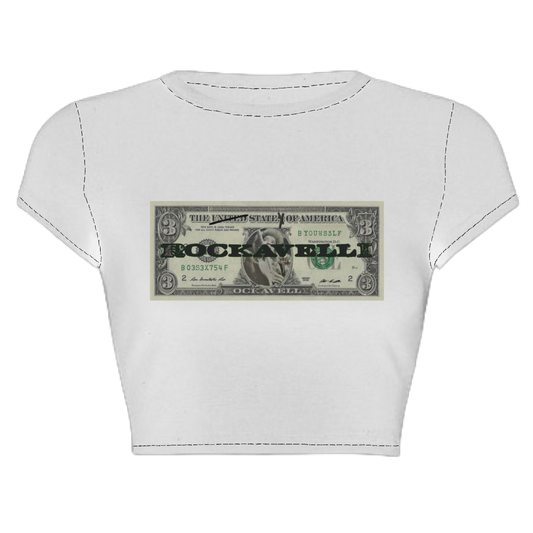 Short Sleeve Cropped “Payable” Tee